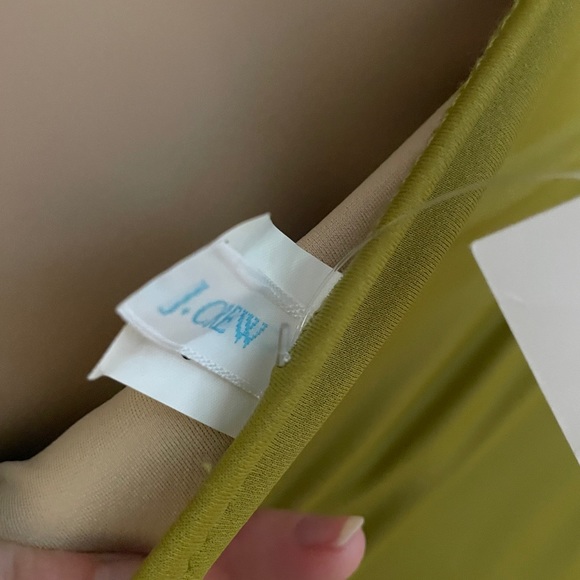 J. Crew One-Piece Bathing Suit, olive 🫒/ army green,plunging v neck - Picture 14 of 14